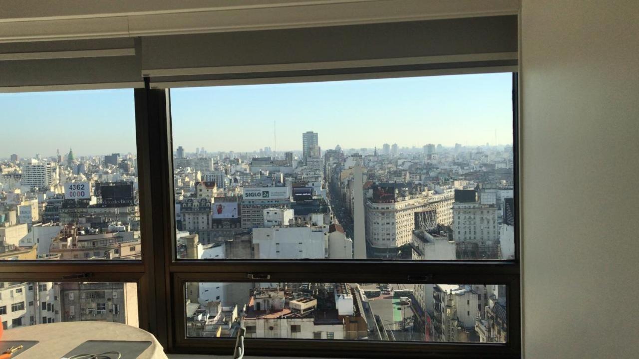 Que Mejor Vista Del Obelisco Piso A La Calle Corrientes 부에노스아이레스 외부 사진