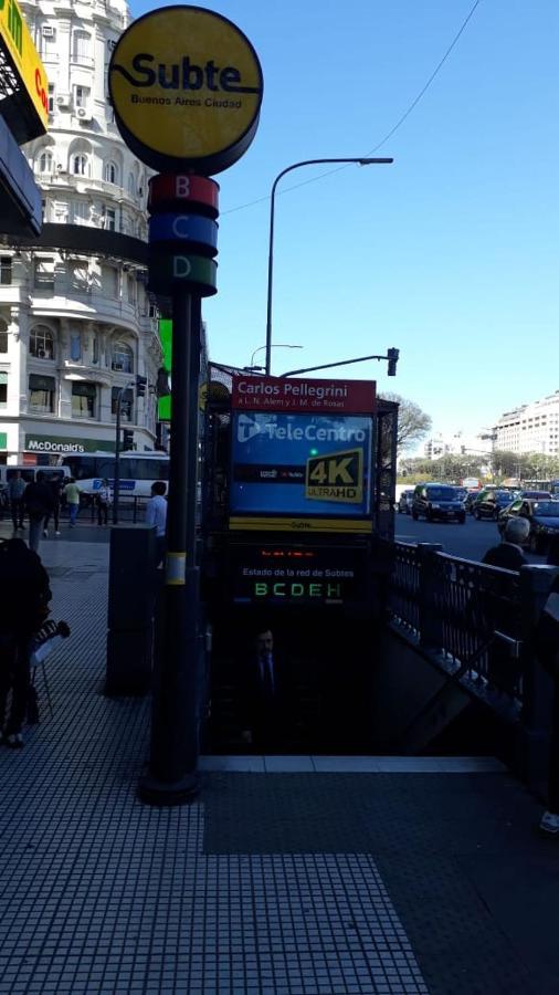 Que Mejor Vista Del Obelisco Piso A La Calle Corrientes 부에노스아이레스 외부 사진