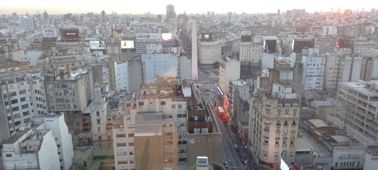 Que Mejor Vista Del Obelisco Piso A La Calle Corrientes 부에노스아이레스 외부 사진