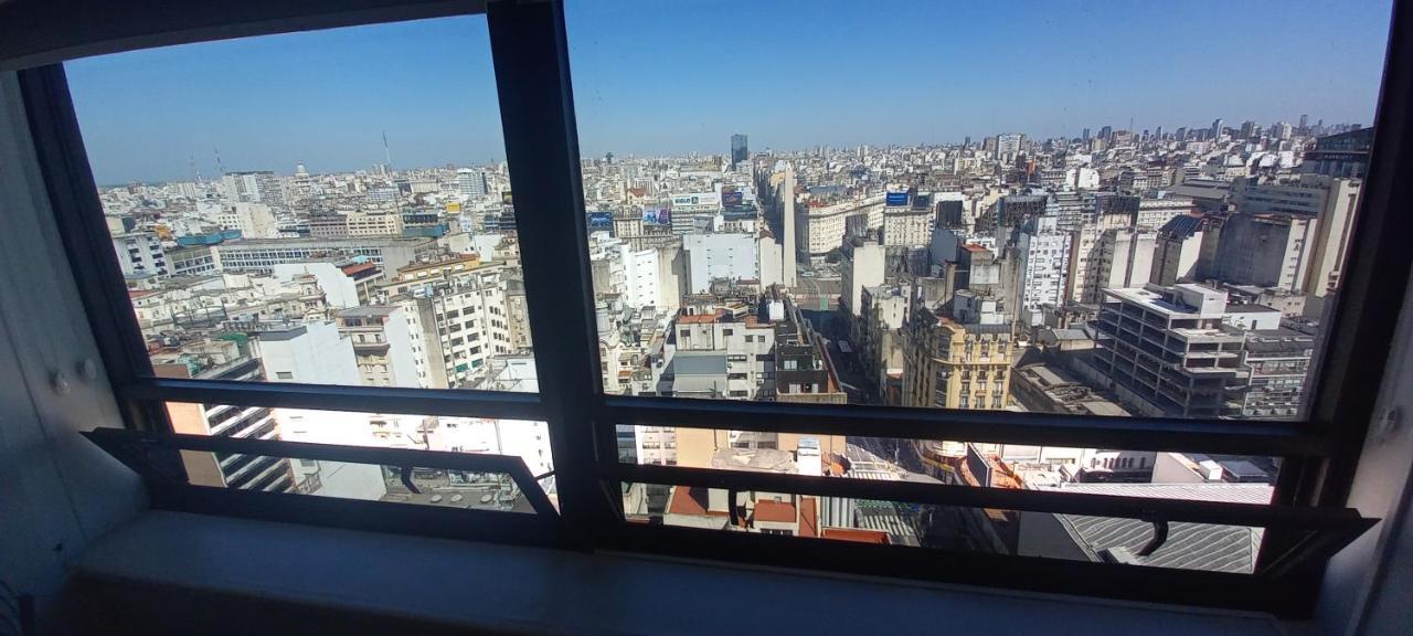 Que Mejor Vista Del Obelisco Piso A La Calle Corrientes 부에노스아이레스 외부 사진