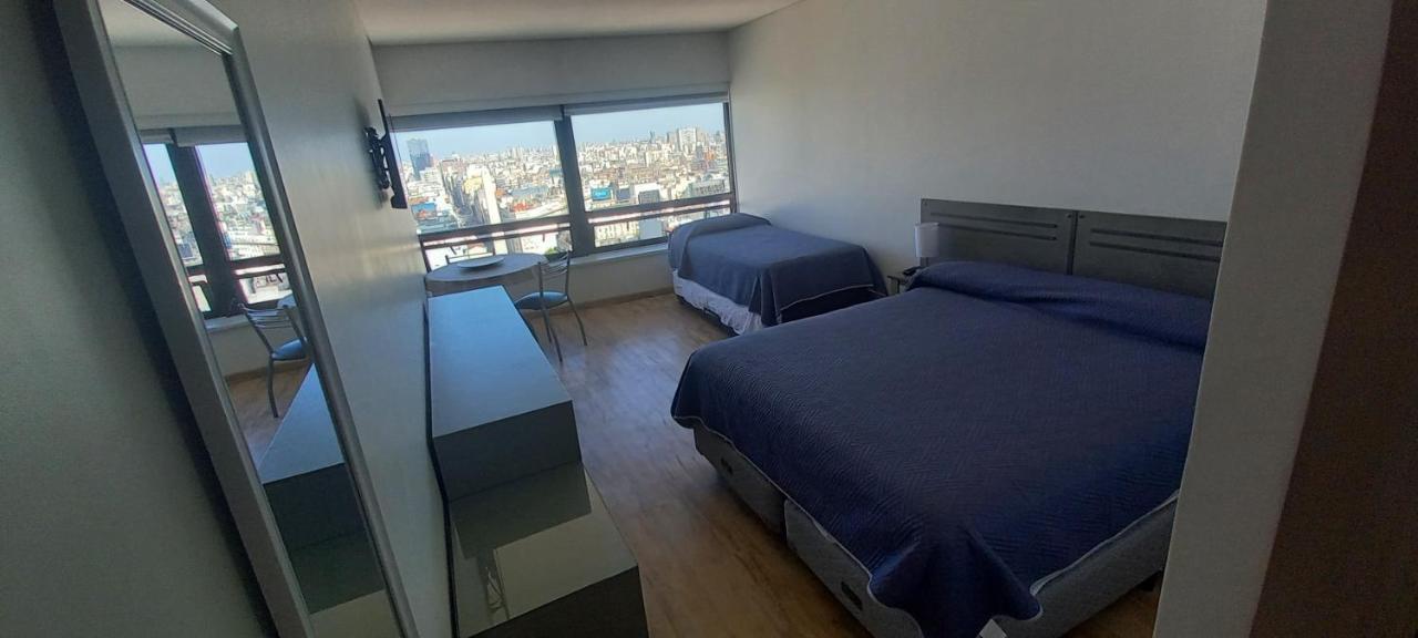 Que Mejor Vista Del Obelisco Piso A La Calle Corrientes 부에노스아이레스 외부 사진
