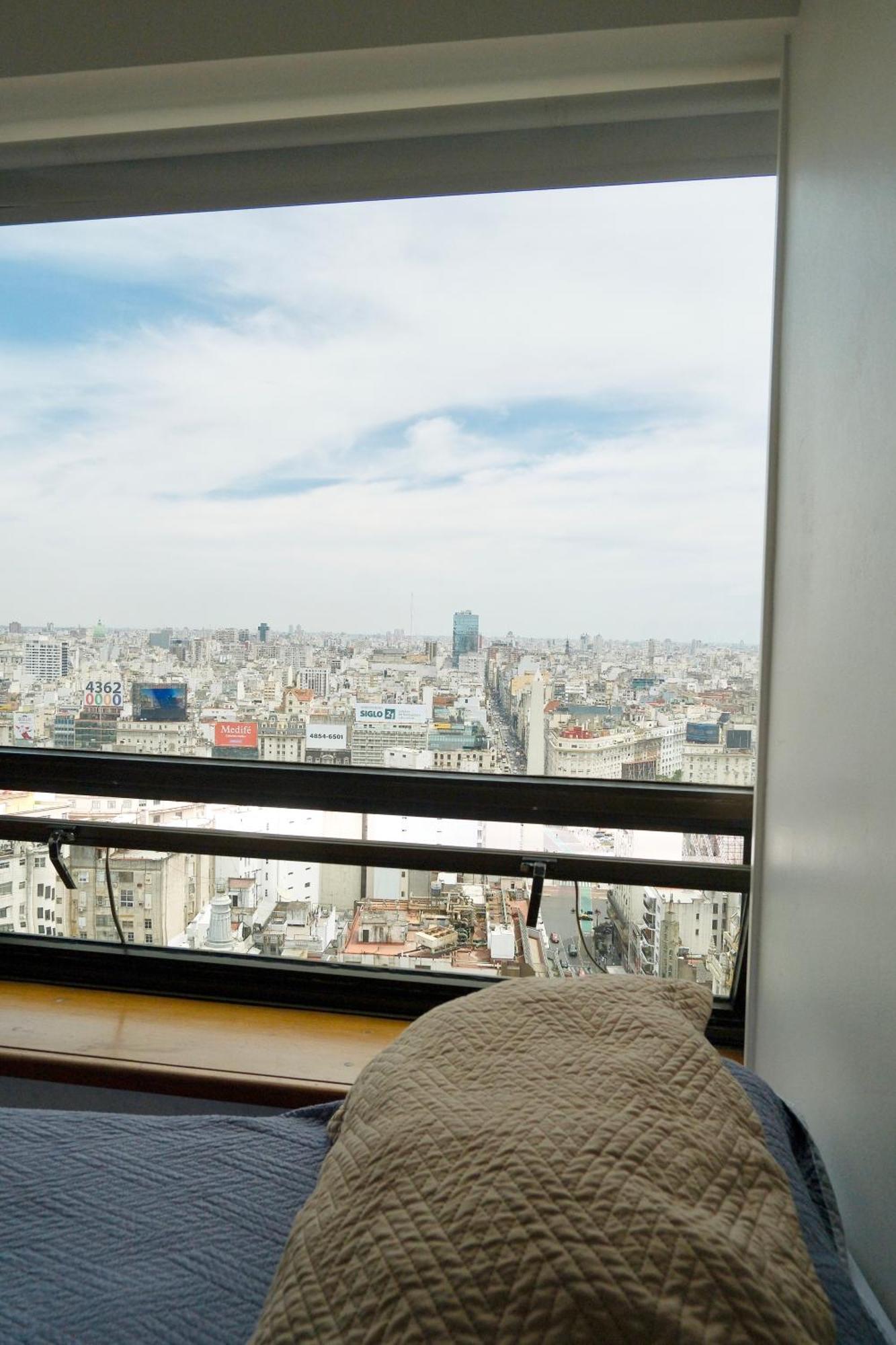 Que Mejor Vista Del Obelisco Piso A La Calle Corrientes 부에노스아이레스 외부 사진