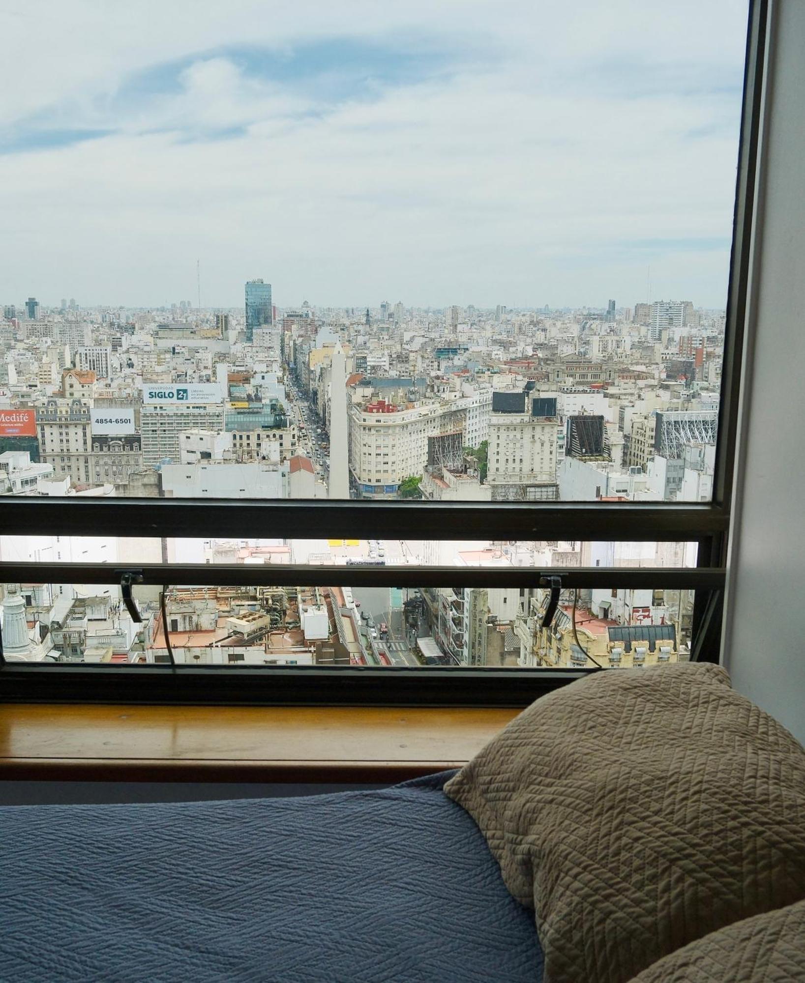 Que Mejor Vista Del Obelisco Piso A La Calle Corrientes 부에노스아이레스 외부 사진